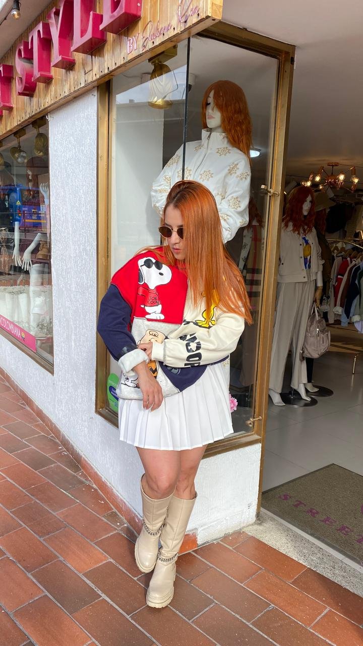 Hoodie Bicolor Snoopy