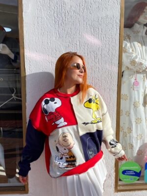 Hoodie Bicolor Snoopy